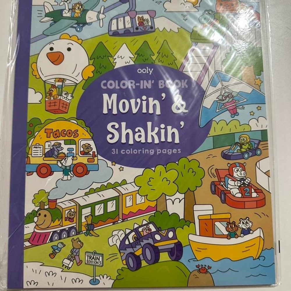New OOLY Movie & Shakin Coloring Book‎